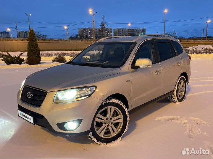 Hyundai Santa Fe 2.2 AT, 2011, 188 600 км