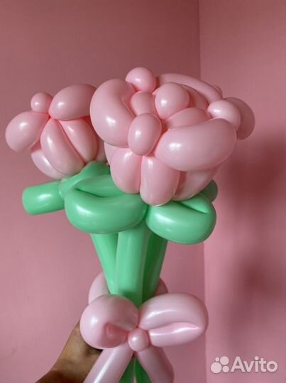 Букет цветы из шаров