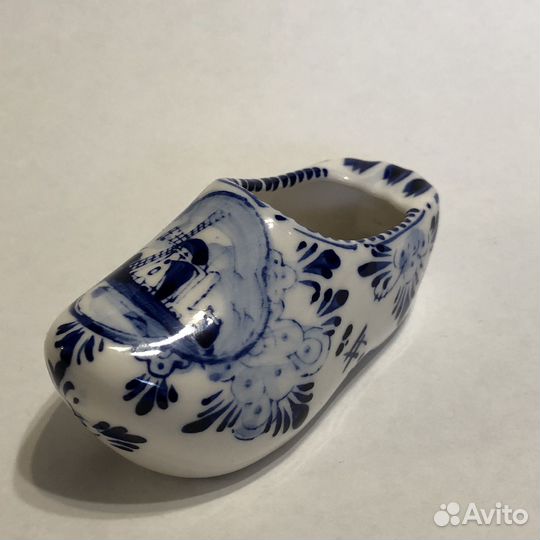 Башмачок Делфт фарфор