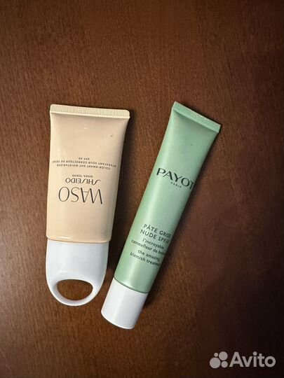 Крем тональный payot и sheseido