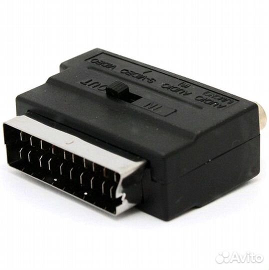 Переходник Скарт 3RCA