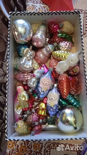 Ёлочные новогодние игрушки СССР