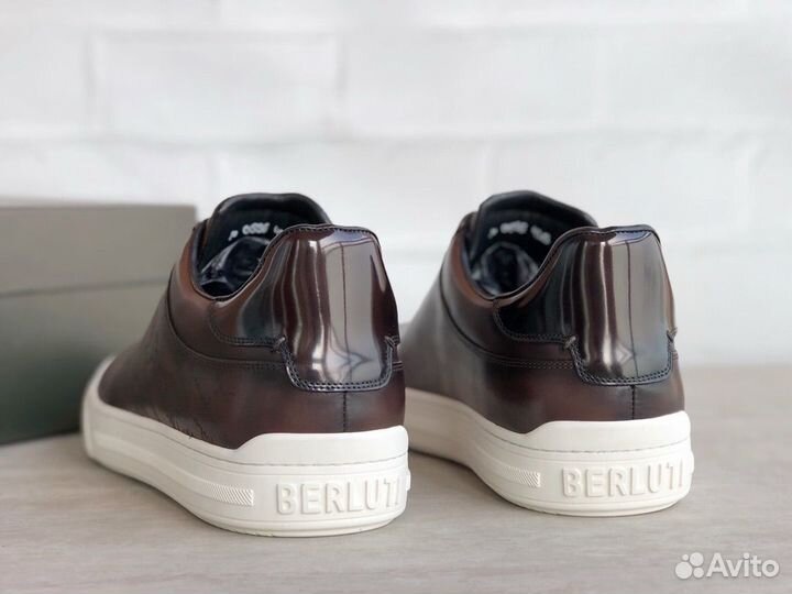 Кожаные кеды Berluti 1895