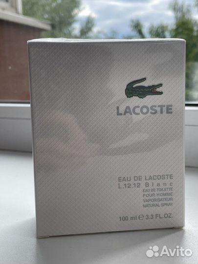 Мужская туалетная вода lacoste L.12.12 Blanc