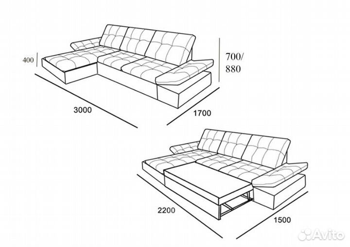 Диван угловой Примавера