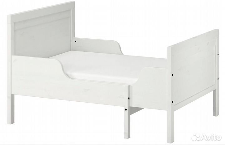 Кровать IKEA икеа сундвик/лурой+наматр+простыни