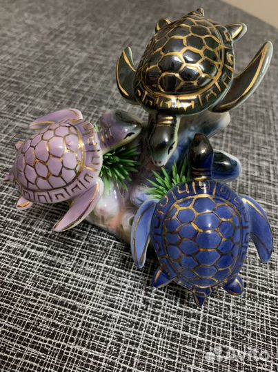 Керамическая фигурка «Три черепашки