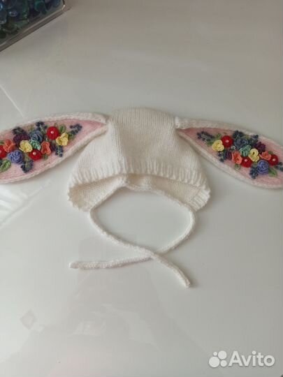 Чепчик с ушками детский