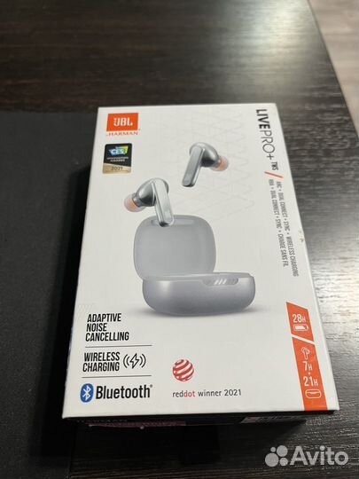 Беспроводные наушники jbl live pro+