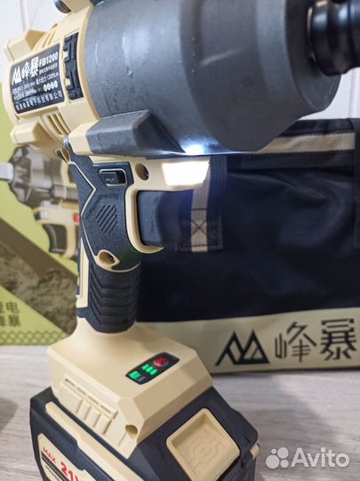 Гайковерт Feng Bao 1200Нм.GT.6 А/ч.2 АКБ,Оригинал