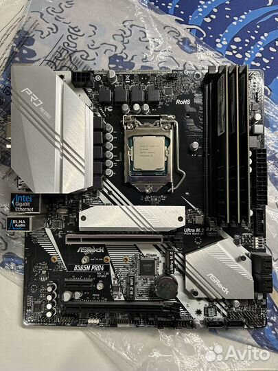 Продам комплект asrock B365M PRO4