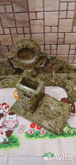 Настольный набор руководителя камень