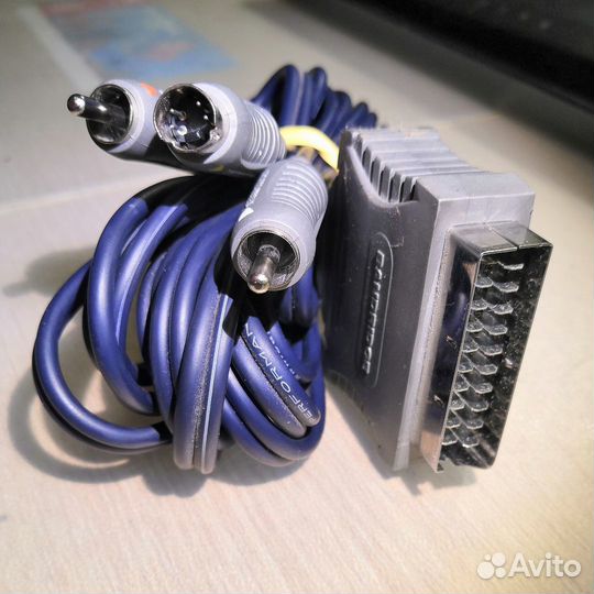 Кабель scart - S-VHS/RCA(L/R)