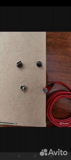 Магнитная зарядка Type-C и Micro-usb 1 м