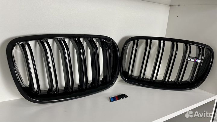 Ноздри bmw x5 e70 + накладки зеркал