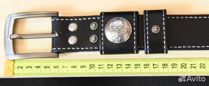 Ремень кожаный ручной работы