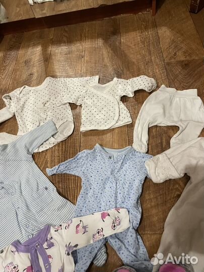 Одежда пакетом 56 для новорожденного