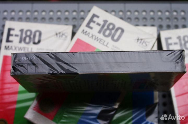 Видеокассета Maxwell E-180 VHS новая запечатанная