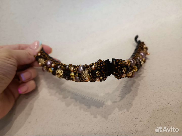 Заколка ручной работы новая