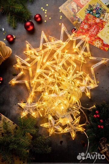 Гирлянда штора