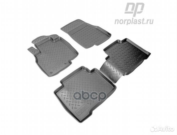 Коврики в салон полиуретан norplast mitsubishi