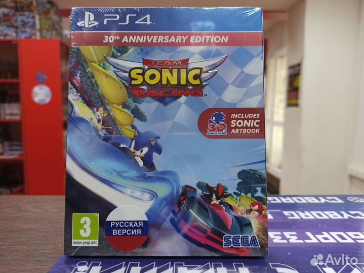 Диск PS4 Sonic Team Racing (Новый)