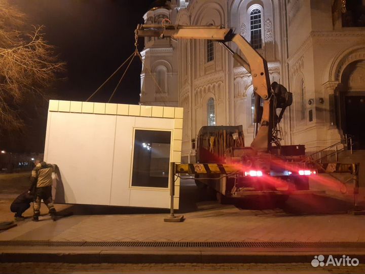 Аренда и услуги манипулятора-вездехода, стрела 10 т, 21 м, борт 10 т, 6.5 м