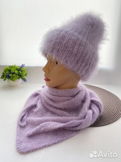 Шапка и бактус пух норки