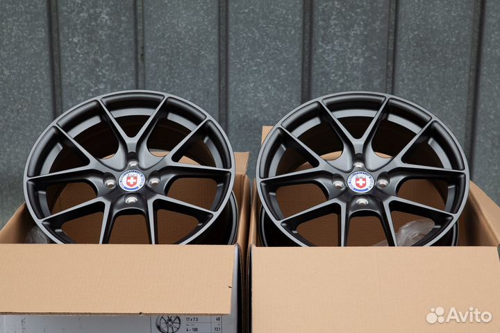 Диски HRE P101 R17 4x100 Matt Gunmetal