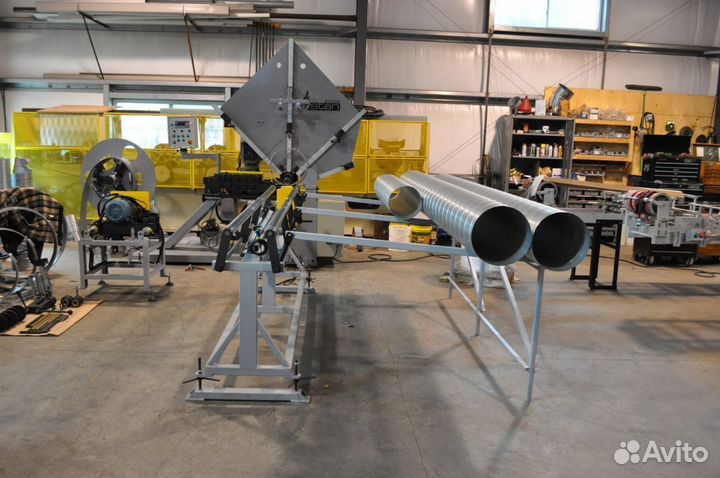 Спирально навивной станок на гибких кольцах sbtf