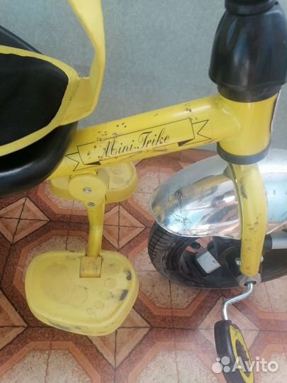 Детский трехколесный велосипед бу