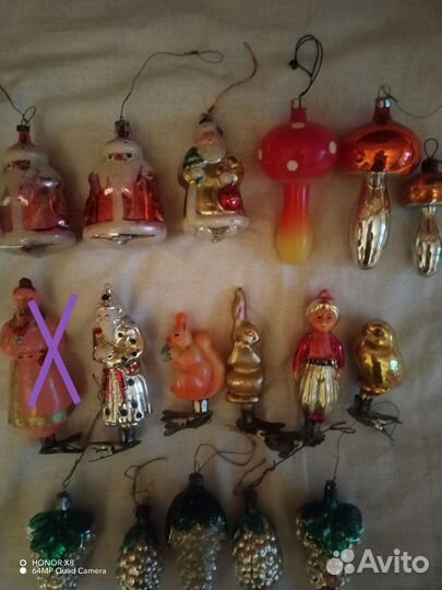 Елочные игрушки СССР