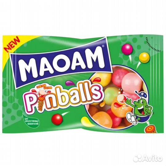 Жевательные конфеты maoam Пинболлс 50г