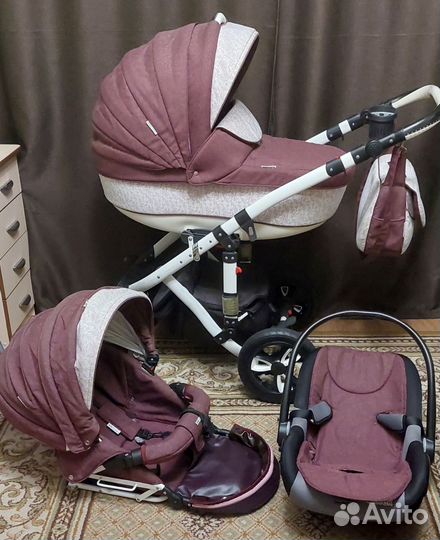 Коляска bebe mobile toscana 2 в 1 3 в 1