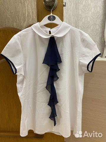 Блузка для девочки школьная