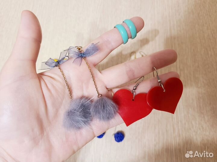 Серьги набором