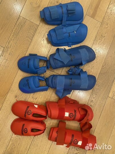 Щитки, накладки каратэ Best Sport. Защита каратэ