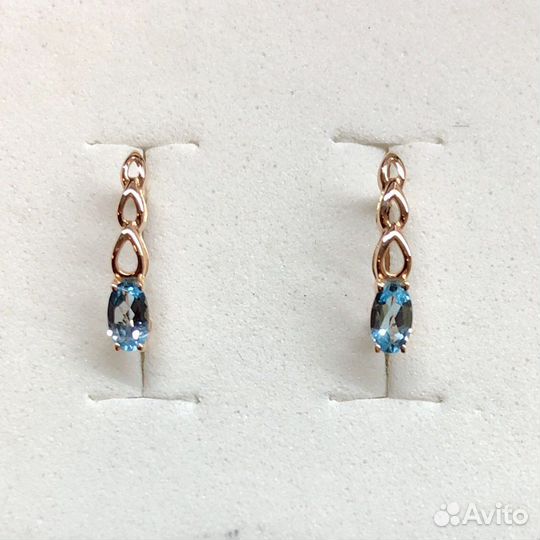 Золотые серьги 585 пробы
