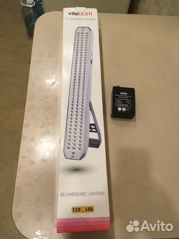 Светильник аккумуляторный светодиод vito VRE 018L