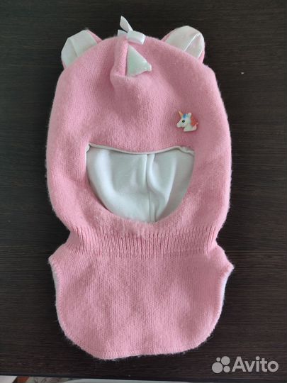 Шапка шлем для девочки
