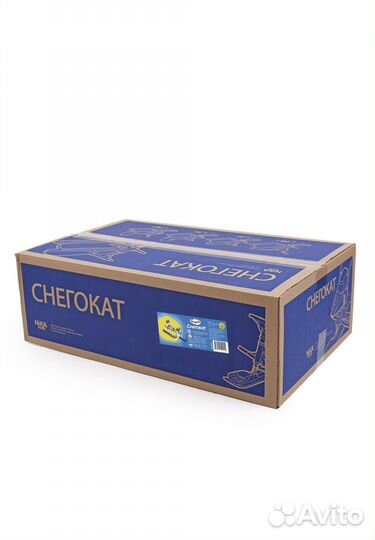 Снегокат Nika Три кота со спинкой новый