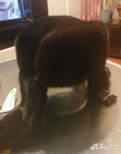 Шапка ушанка норка
