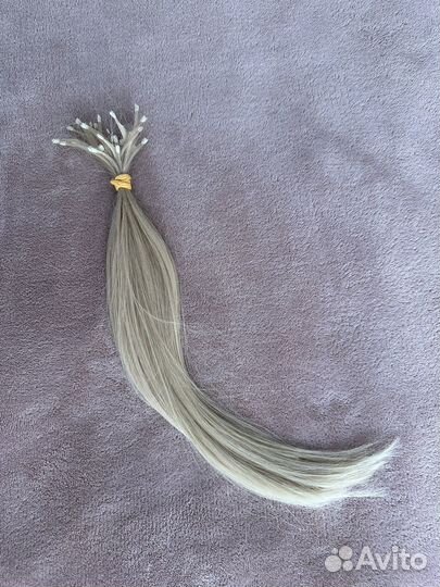 Волосы натуральные блонд