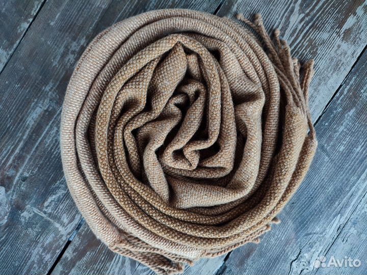 Тканый шарф палантин 100 меринос