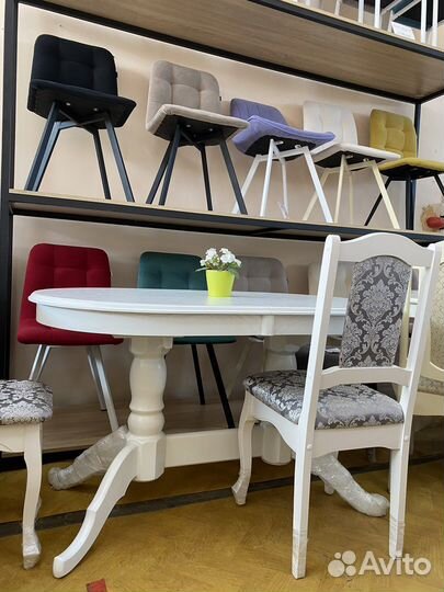 Стол массив «Овал» раздвижной