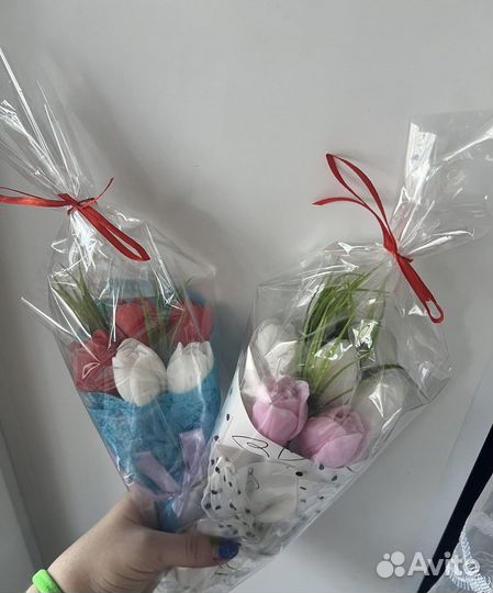 Букеты из мыла ручной работы