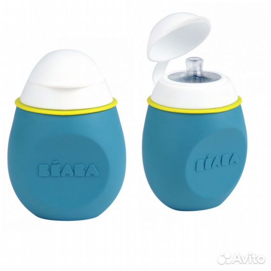 Поильник силиконовый beaba -2штуки
