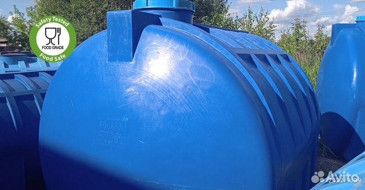 Еврокуб пищевой 5000 / Бак для воды / еаэс