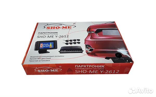 Парктроник Sho-Me Y-2612 дисплей, 8 дат 22мм