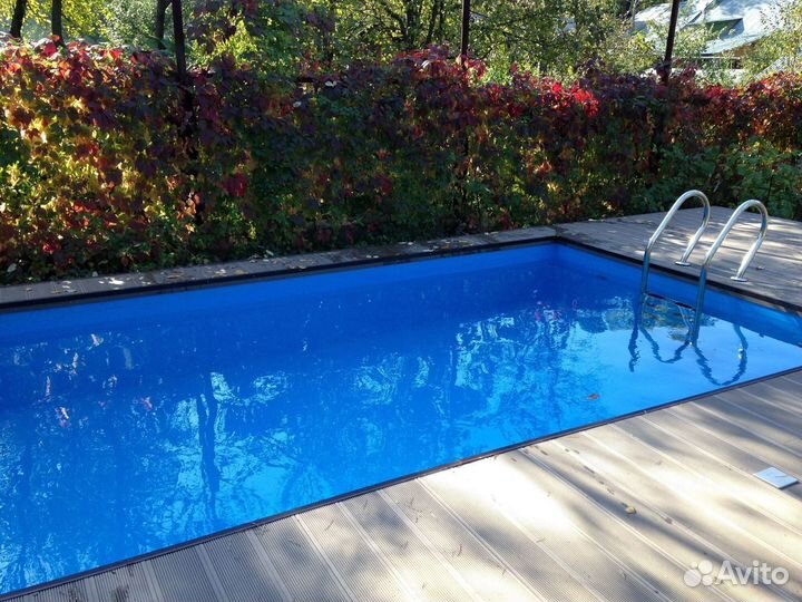 Бассейн из полипропилена размер 3х5х1,5м